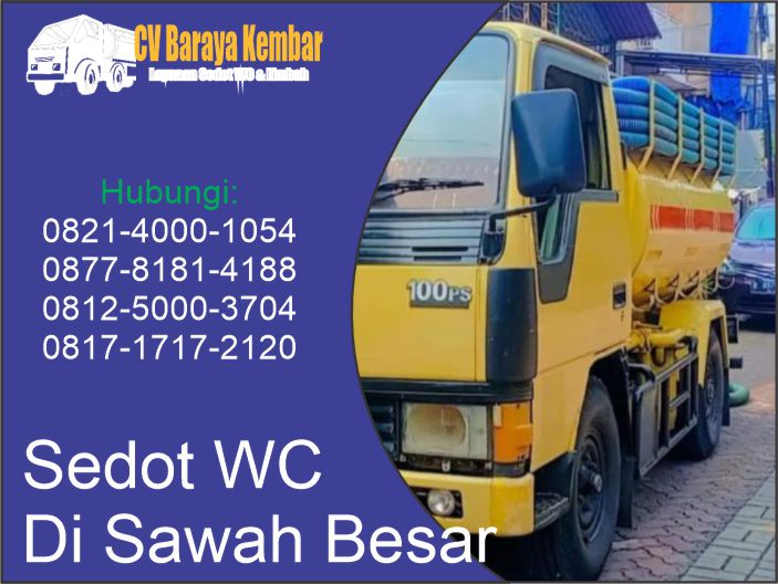 sedot wc di sawah besar