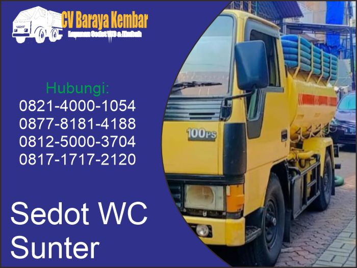 sedot wc sunter