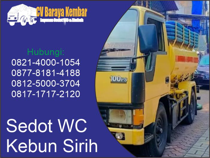 jasa sedot wc di kebun sirih