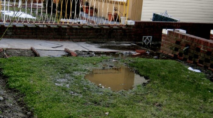 genangan septic tank