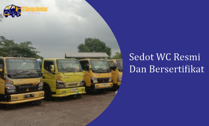 Sedot WC Resmi dan Bersertifikat