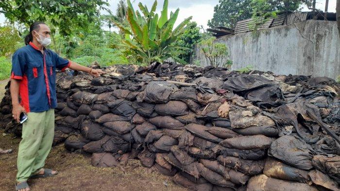 sedot dan tampung oli bekas ipal limbah B3 pabrik