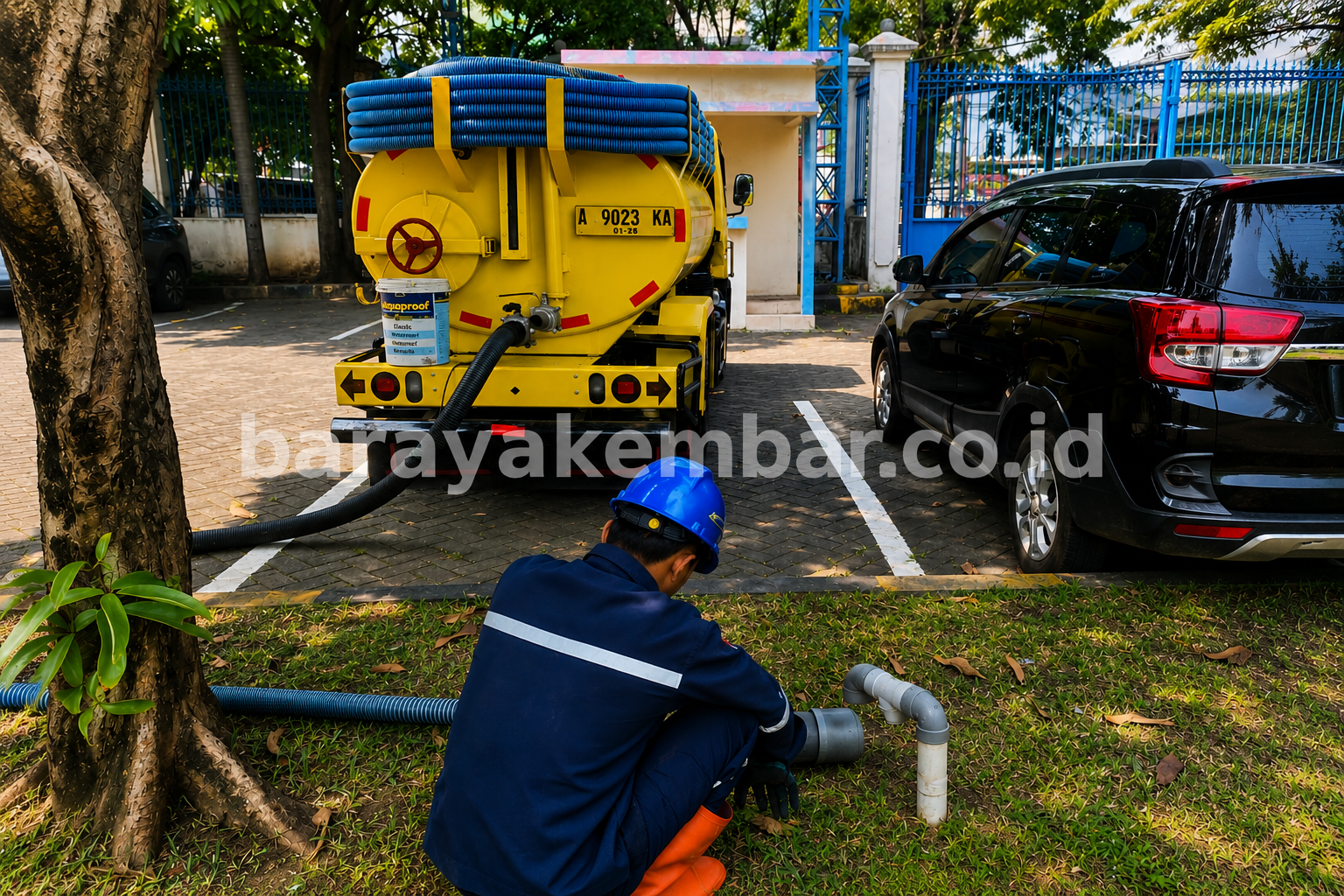 Penyedotan septic tank secara berkala