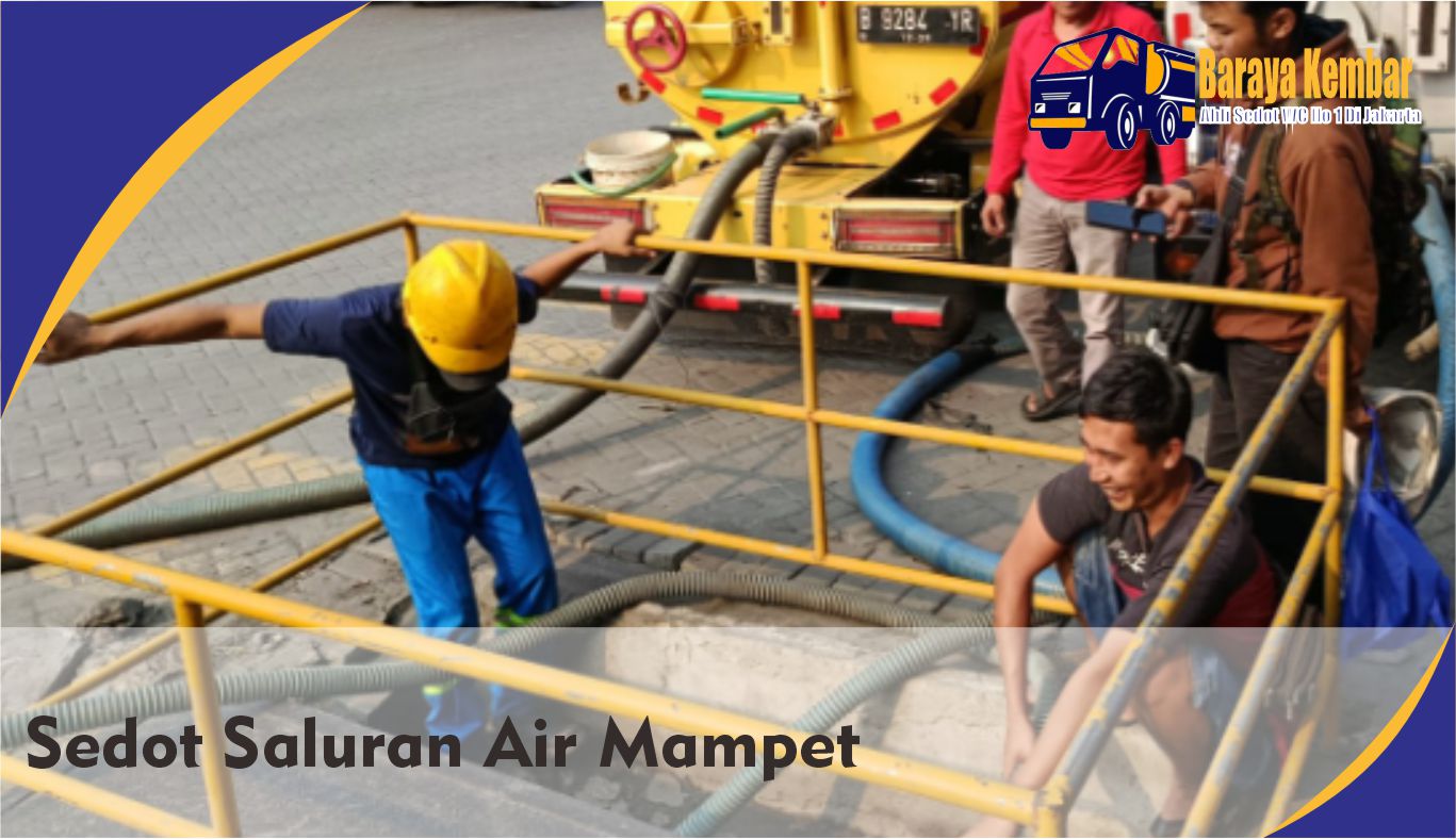 sedot saluran air mampet
